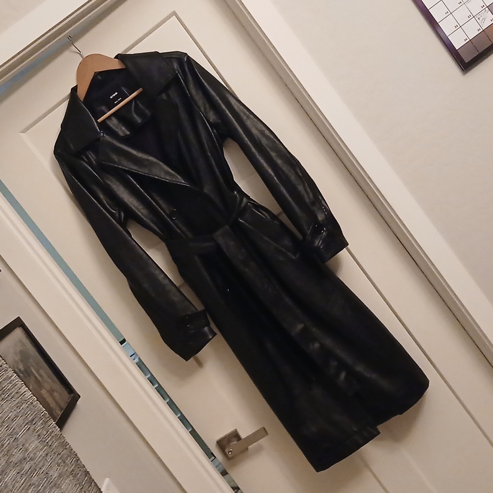 Faux letter type full length jacket size xs/s l pp/p